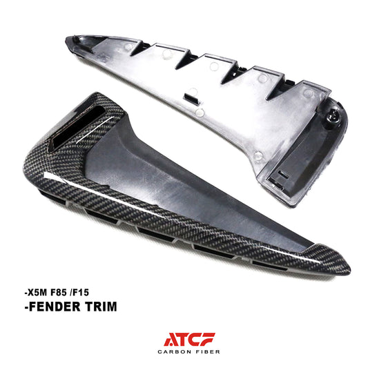 BMW X5M F85 F15 Carbon Fiber Fender vents trim Replacement