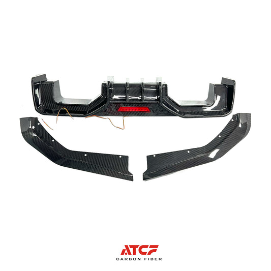 BMW G80/G81/G82/G83 Carbon Fiber Diffuser with Light AD Style 3pcs
