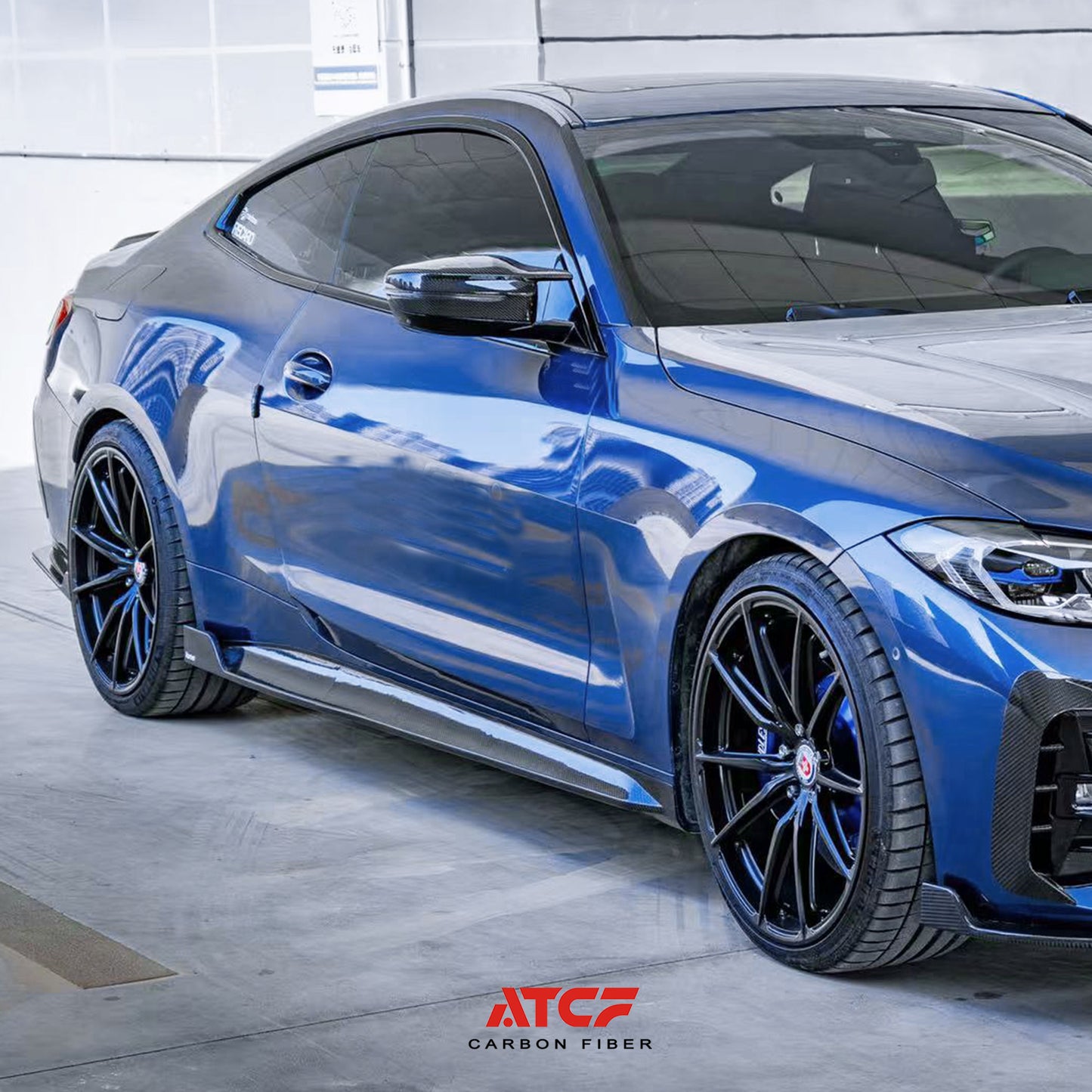 BMW 4series G22 G23 Carbon Fiber Side Skirts K1