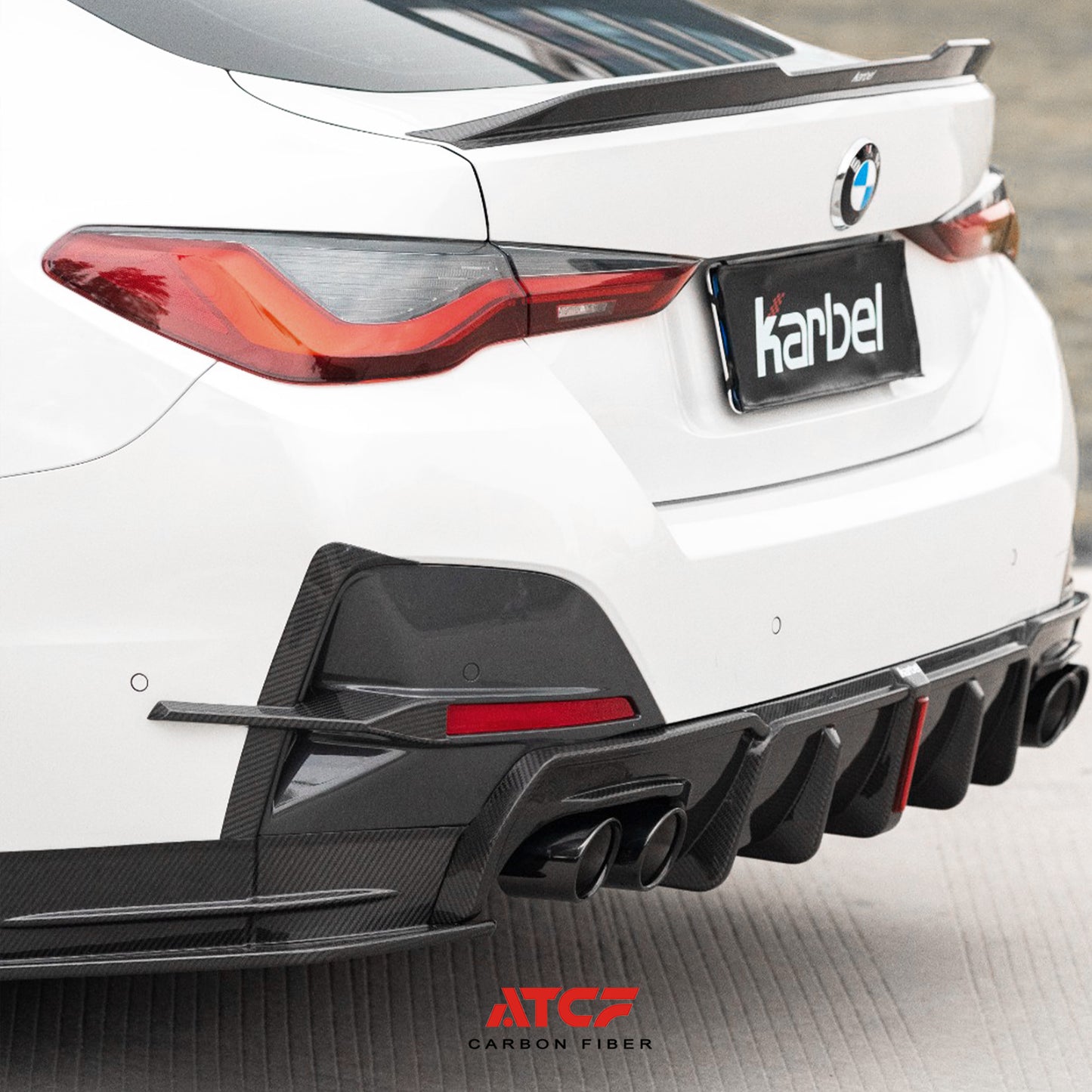 Labbro anteriore in fibra di carbonio per BMW G22 G23