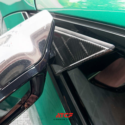 BMW G80G81G82G87 G22G42 Carbon Fiber  Window Triangle Mirror Side  trim