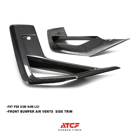 BMW F97 F98 X3M X4M LCI Carbon Fiber Air ducts vents