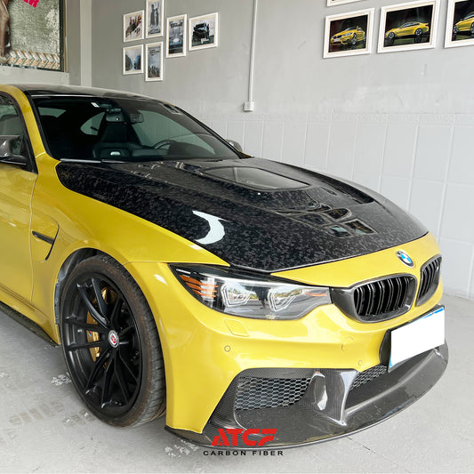 BMW F80/F81/F82/F83 Carbon Fiber MP Hood with glassy