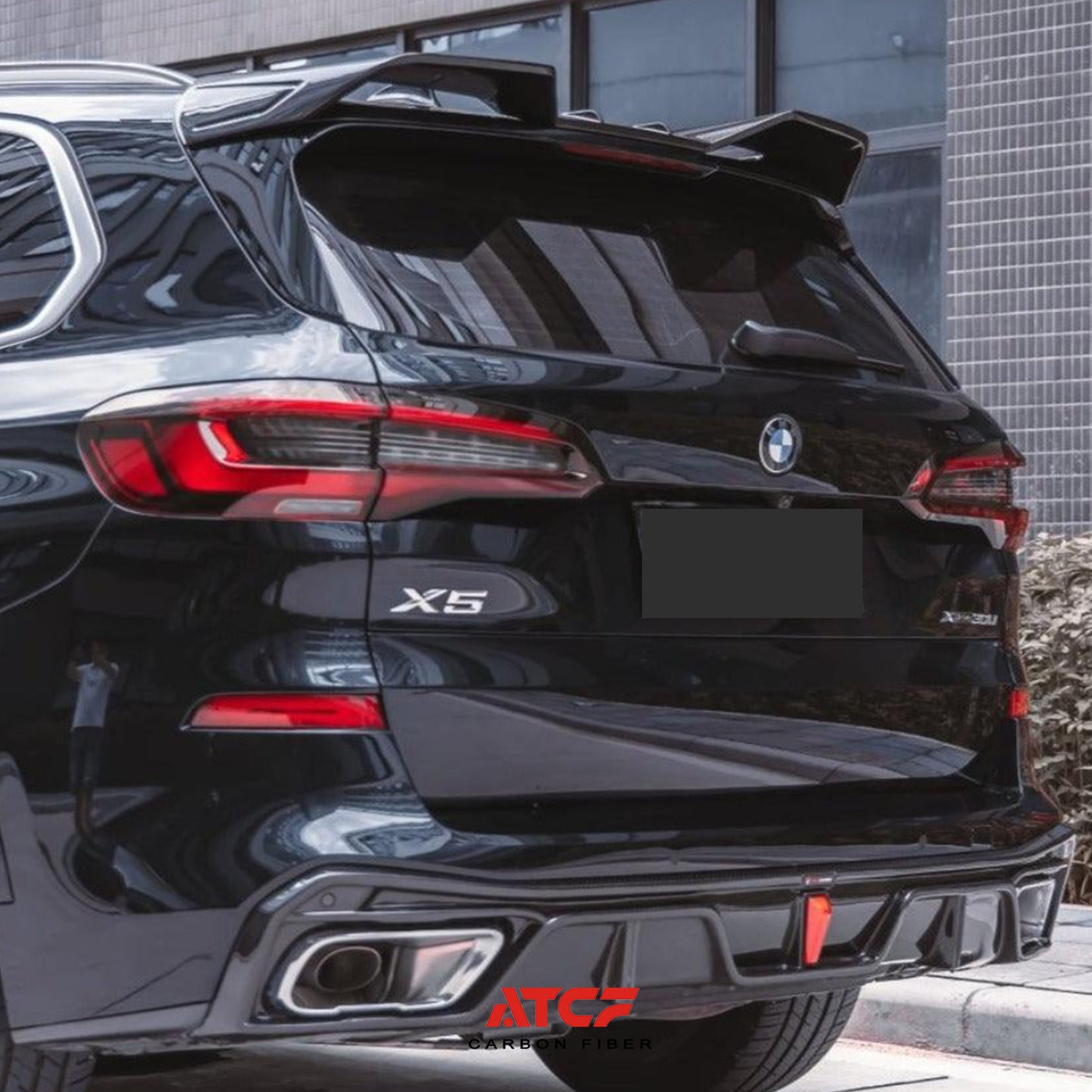 Spoiler/alettone superiore in fibra di carbonio per BMW X5 G05 LCI