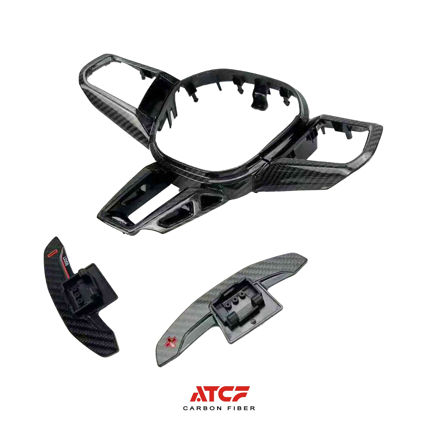 Rivestimento del volante in fibra di carbonio BMW CS Style