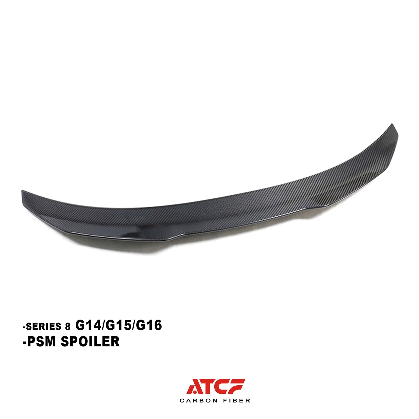 BMW 8series G14 G15 G16 Carbon Fiber Spoiler