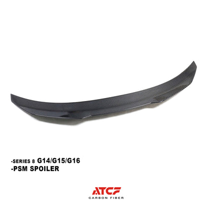 BMW 8series G14 G15 G16 Carbon Fiber Spoiler