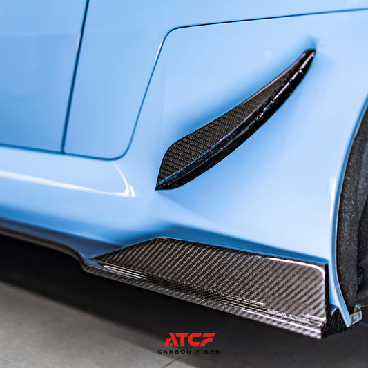 BMW G87 M2 Carbon Fiber Rear Side Canards