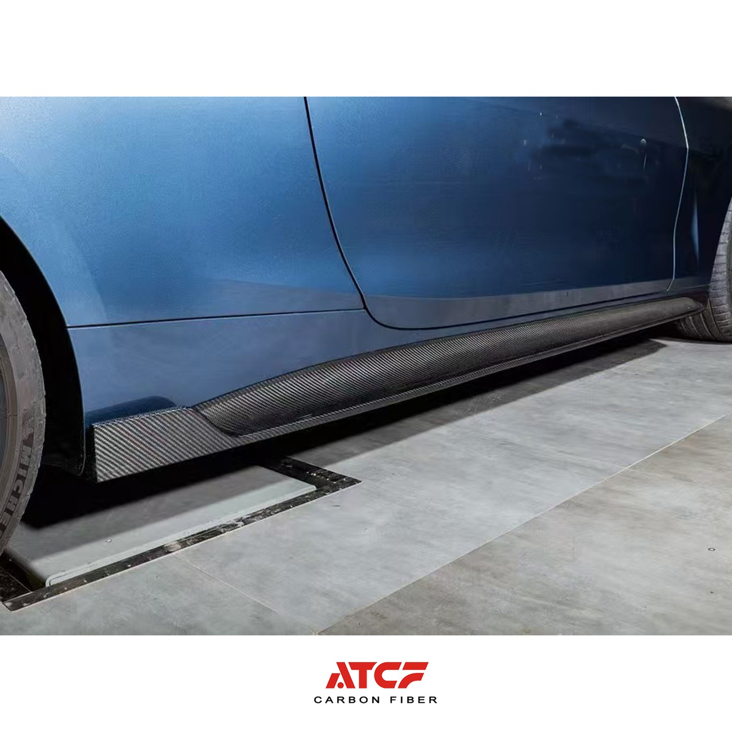 BMW 4series G22 G23 Carbon Fiber Side Skirts K1