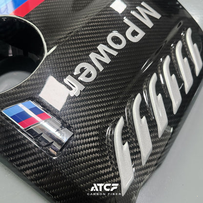 BMW F80 F82 F83 F87 M2C Carbon Fiber S55 Engine Cover  MP style