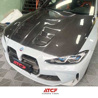 Cofano in fibra di carbonio stile G per BMW G80/G81/G82/G83