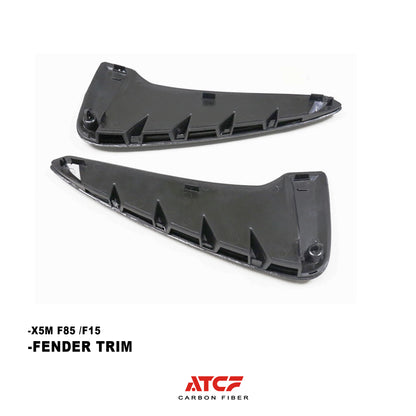 BMW X5M F85 F15 Carbon Fiber Fender vents trim Replacement