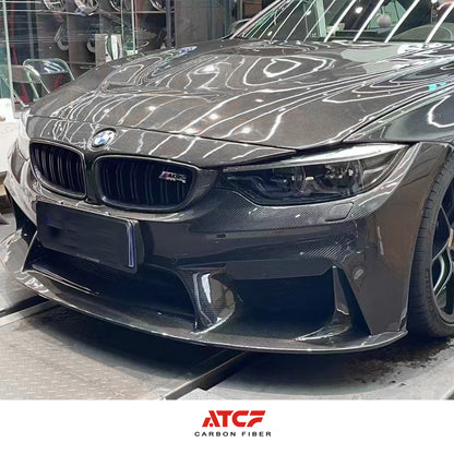 Paraurti anteriore 3D in fibra di carbonio per BMW F80 F82 F83