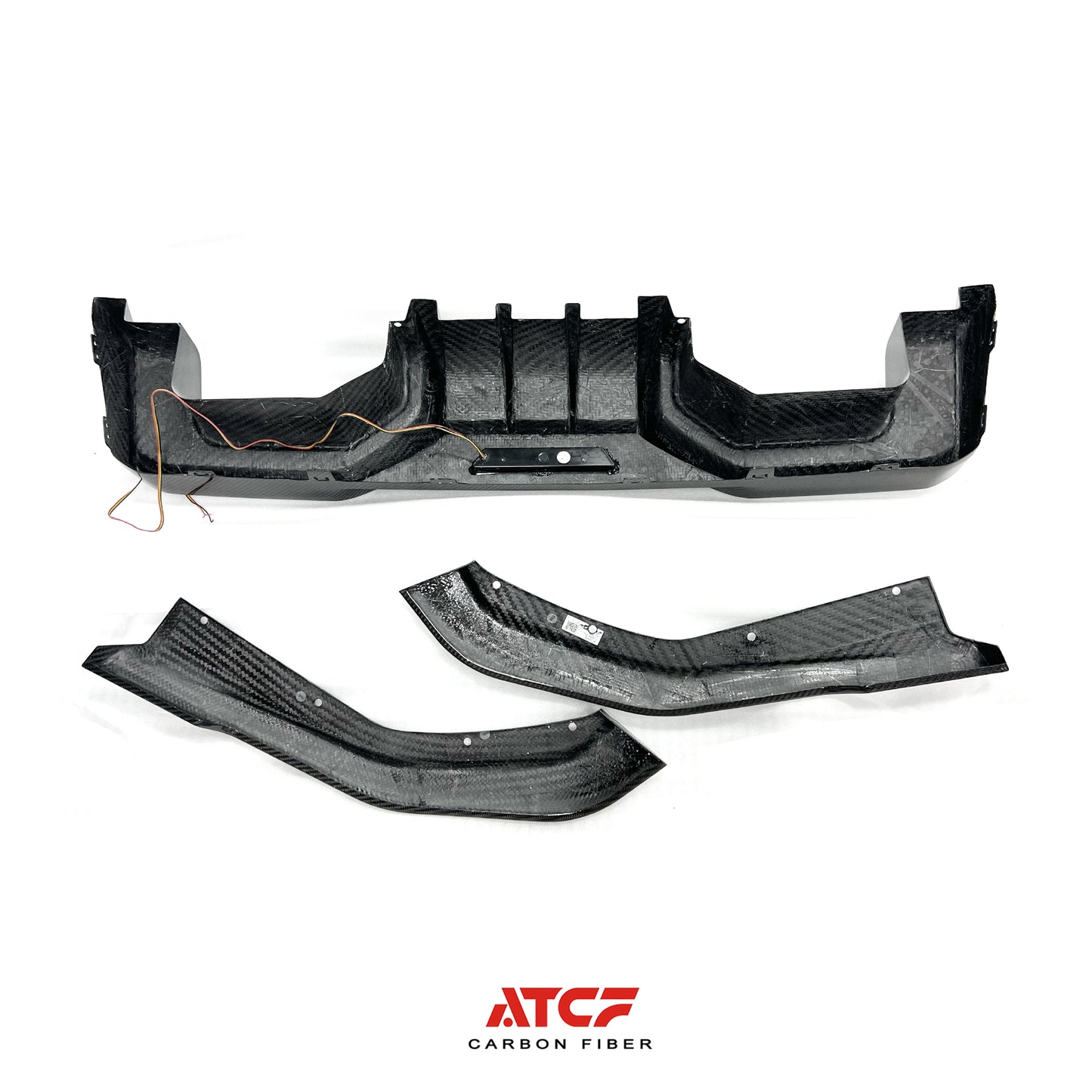 BMW G80/G81/G82/G83 Carbon Fiber Diffuser with Light AD Style 3pcs