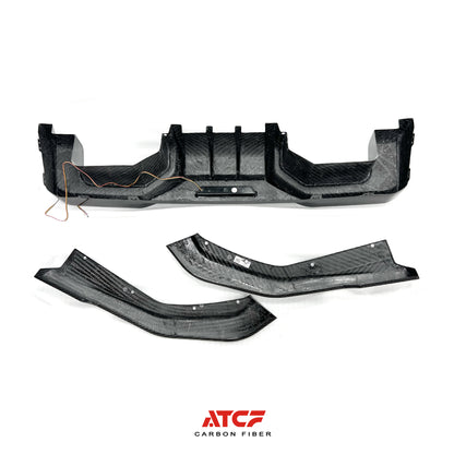 BMW G80/G81/G82/G83 Carbon Fiber Diffuser with Light AD Style 3pcs