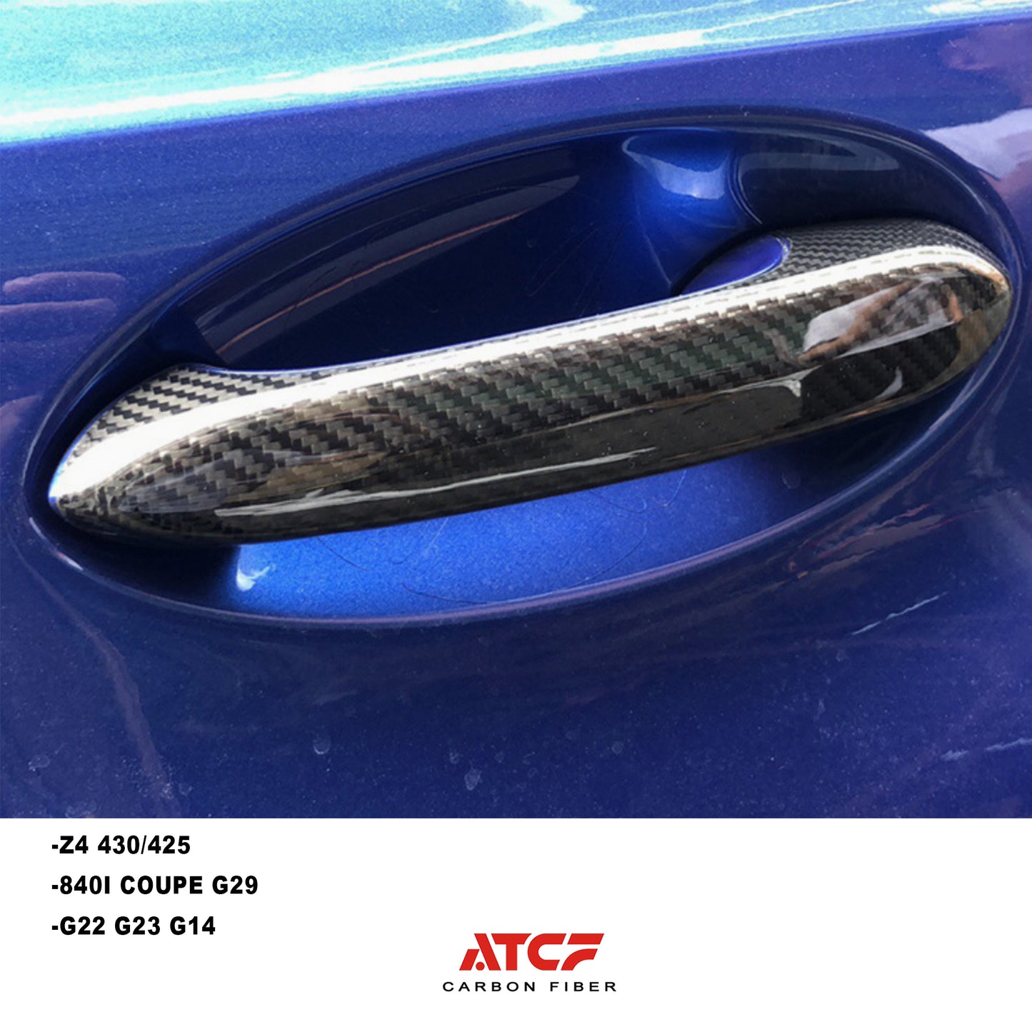 BMW Z4 430/435 840i Coupe G29/G22/G23 G14 Carbon Fiber Door Handle Cover