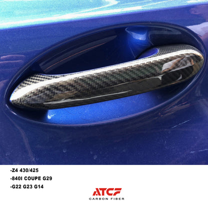 BMW Z4 430/435 840i Coupe G29/G22/G23 G14 Carbon Fiber Door Handle Cover