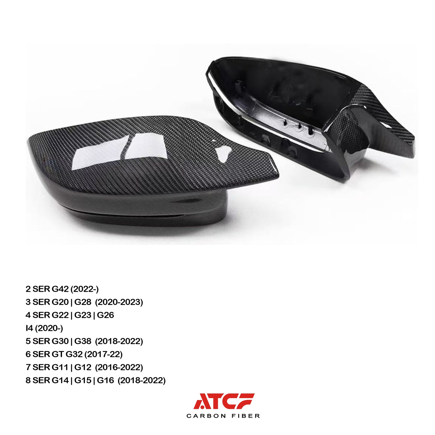 Calotte degli specchietti in fibra di carbonio per BMW G20 G22