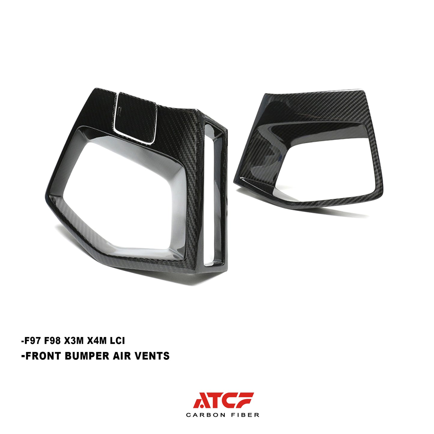 BMW F97 F98 X3M X4M LCI Carbon Fiber Air ducts vents