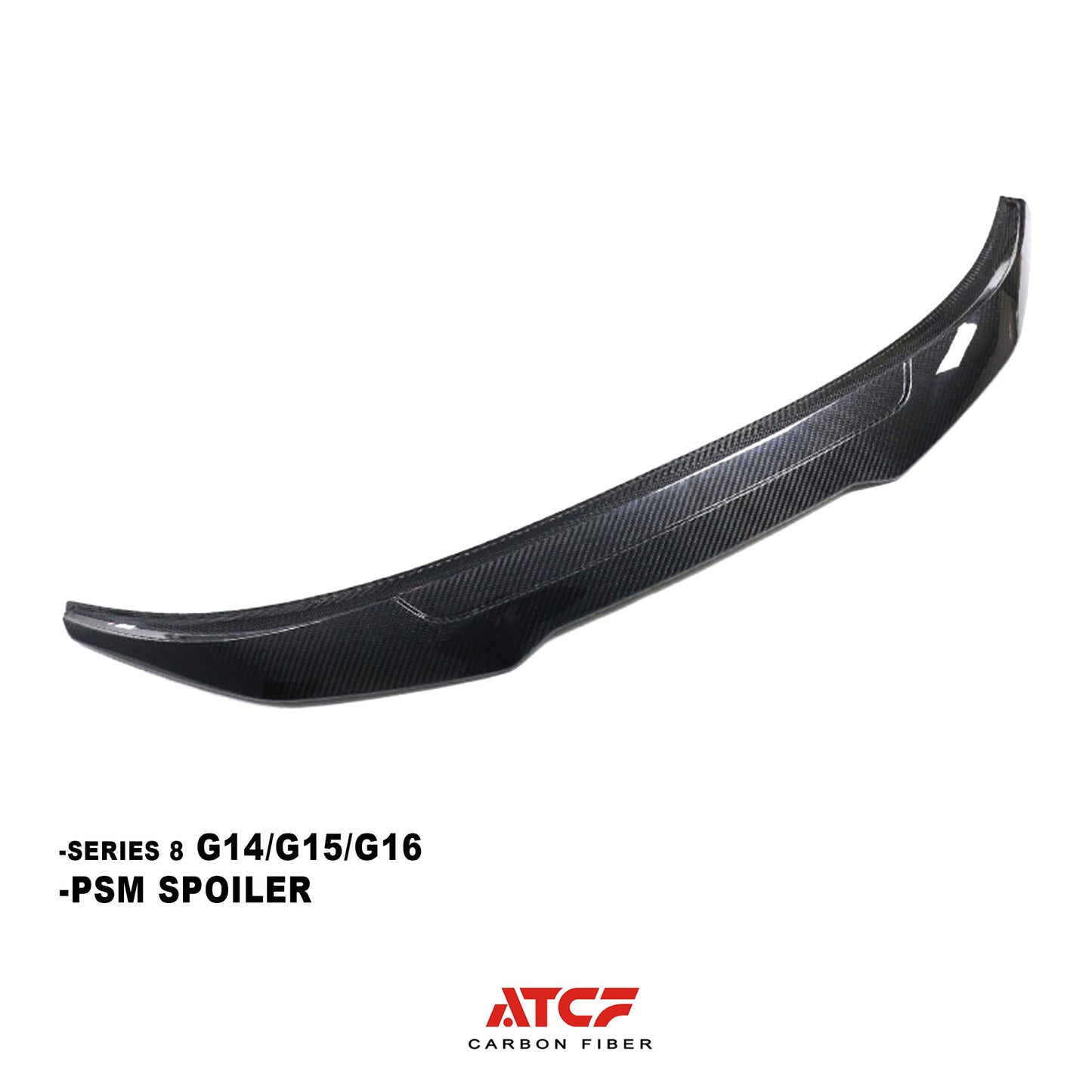 BMW 8series G14 G15 G16 Carbon Fiber Spoiler