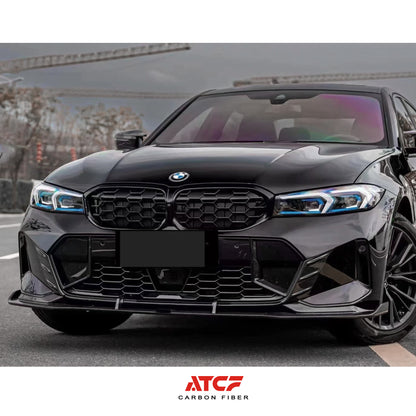 BMW G20 G21 LCI Front lip V2  Carbon Fiber