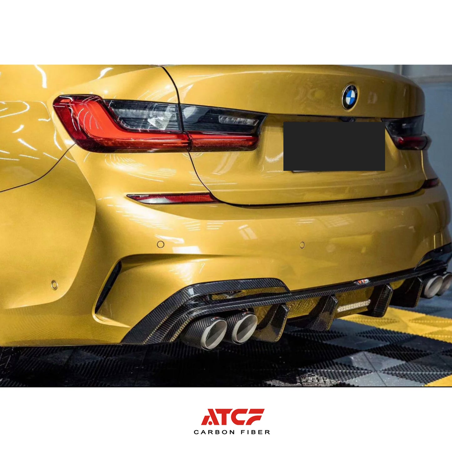 BMW G20 Pre LCI Diffuser Carbon Fiber 3 Series 330i M340i