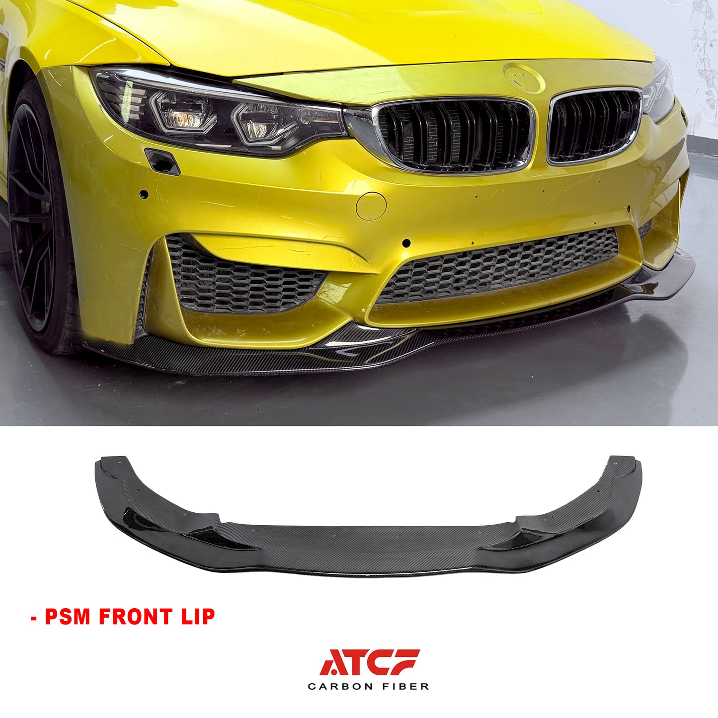 BMW F80 F82 F83  Carbon Fiber PSM front lip
