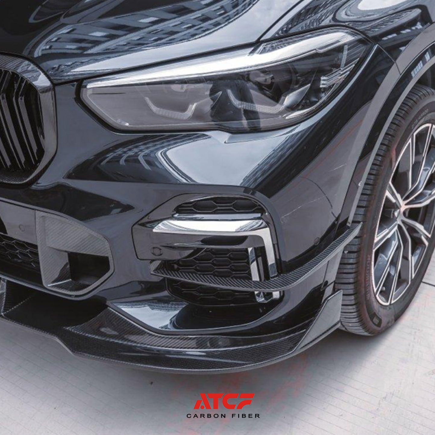 Spoiler/alettone superiore in fibra di carbonio per BMW X5 G05 LCI