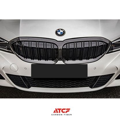 BMW G20 Pre LCI Front Gril Carbon Fiber 3 Series 330i M340i