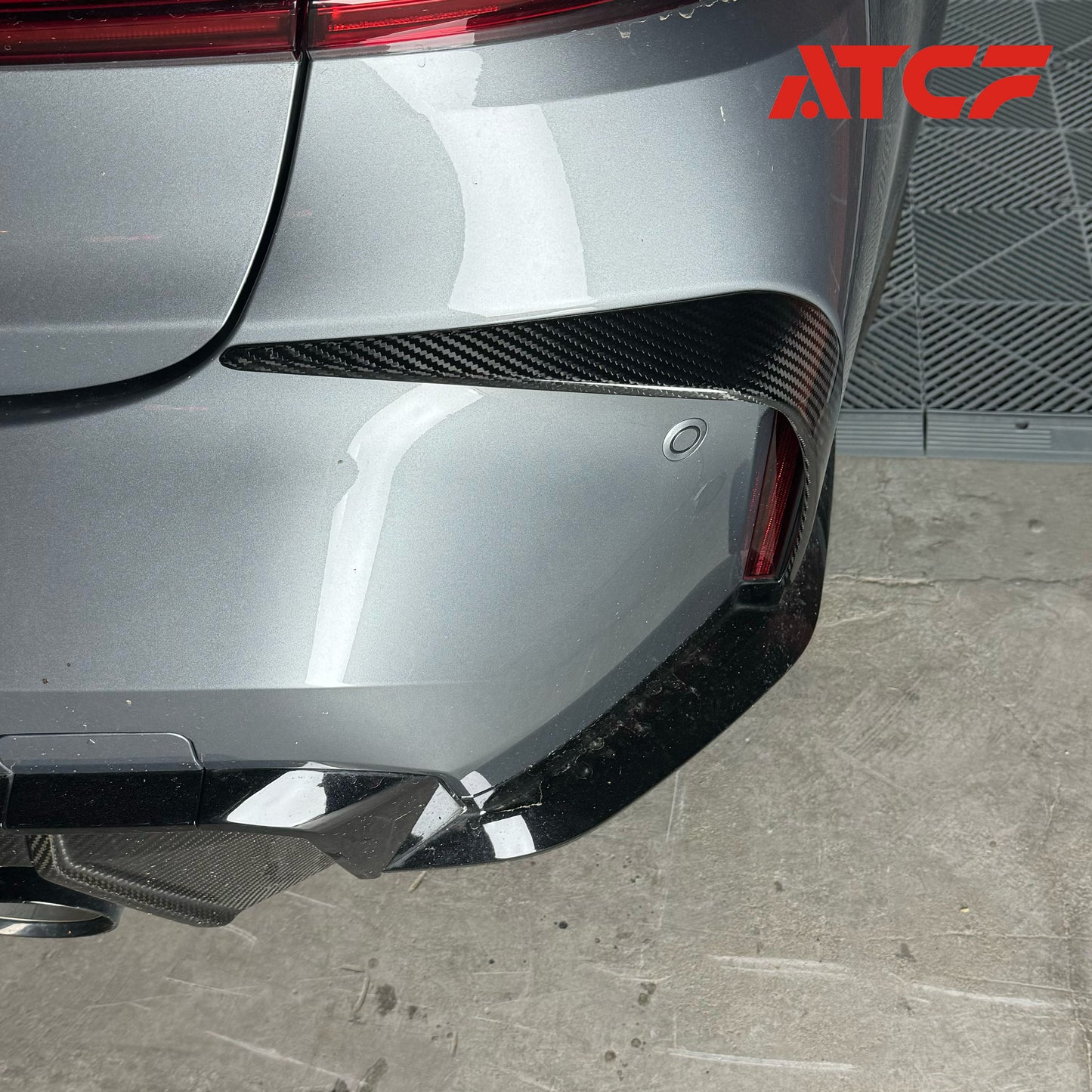 BMW G80/G82 Carbon Fiber Rear Bumper Trims