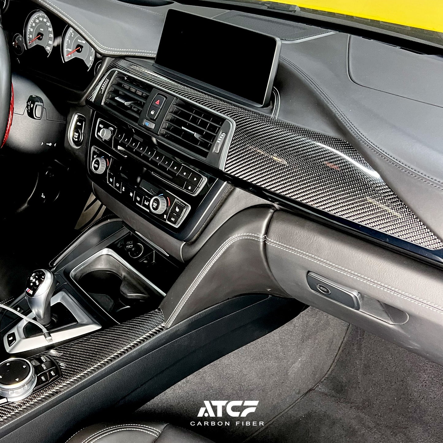 BMW F80 F81 F82 F83 F87 Carbon Fiber dashboard trim