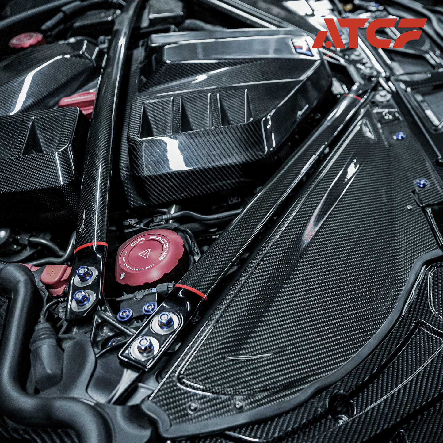 BMW G80/G81/G82/G83 G87 Carbon Fiber Struct Brace V2