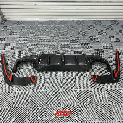 Diffusore 3D in fibra di carbonio per BMW F90 M5