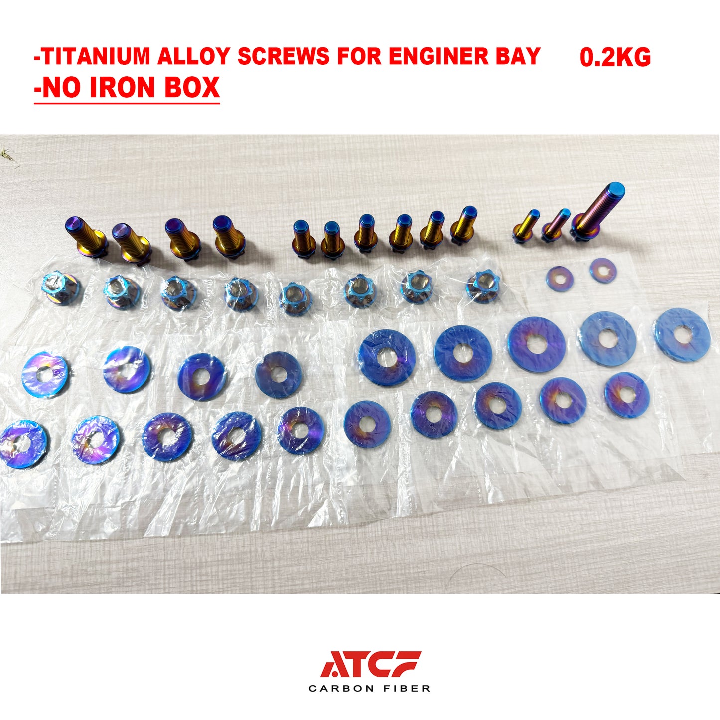 BMW G80/G81/G82/G83 G87 Titanium alloy screws