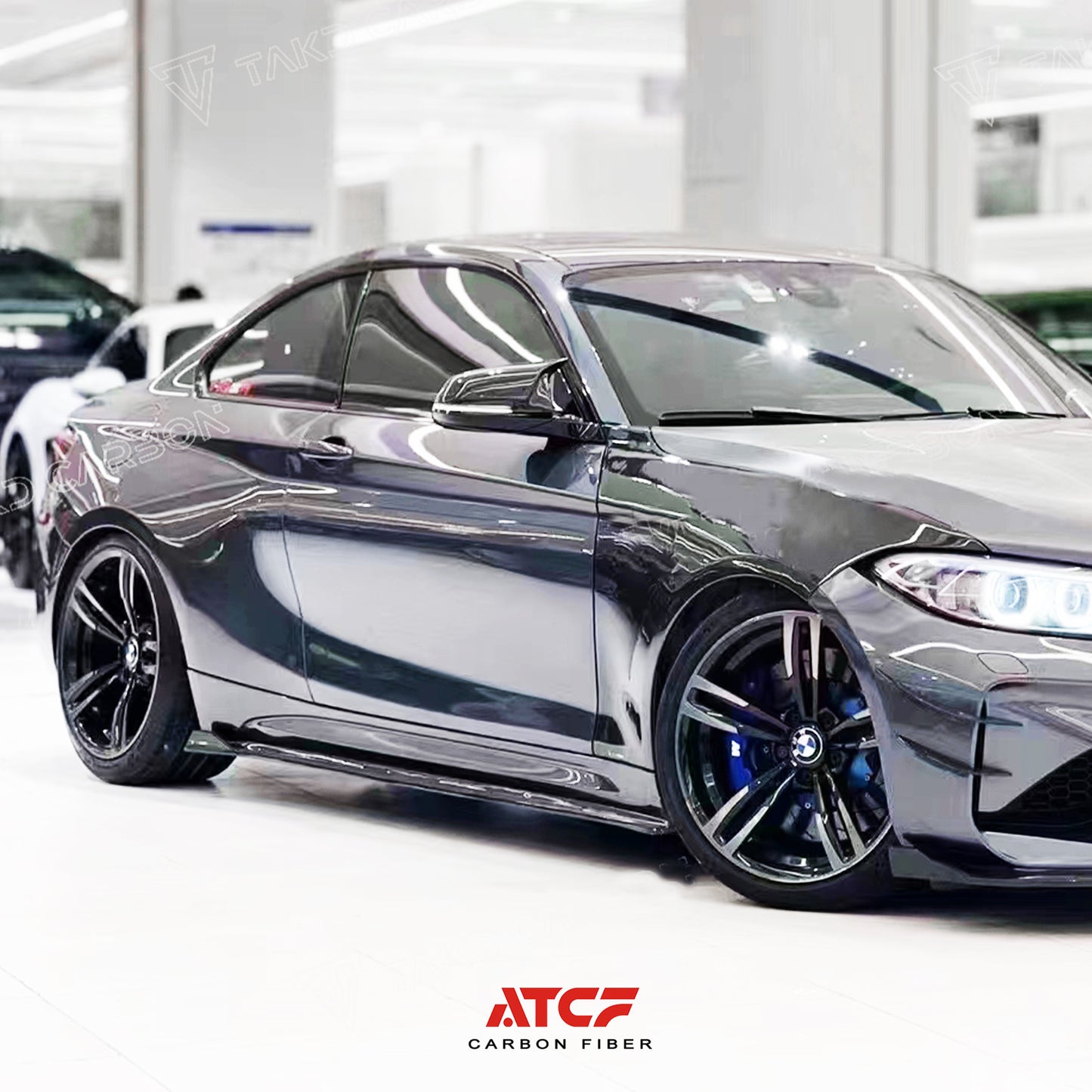 BMW F87 Carbon Fiber Side Skirts