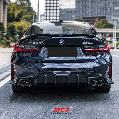 BMW G20 330i M340i LCI Rear Diffuser Carbon Fiber