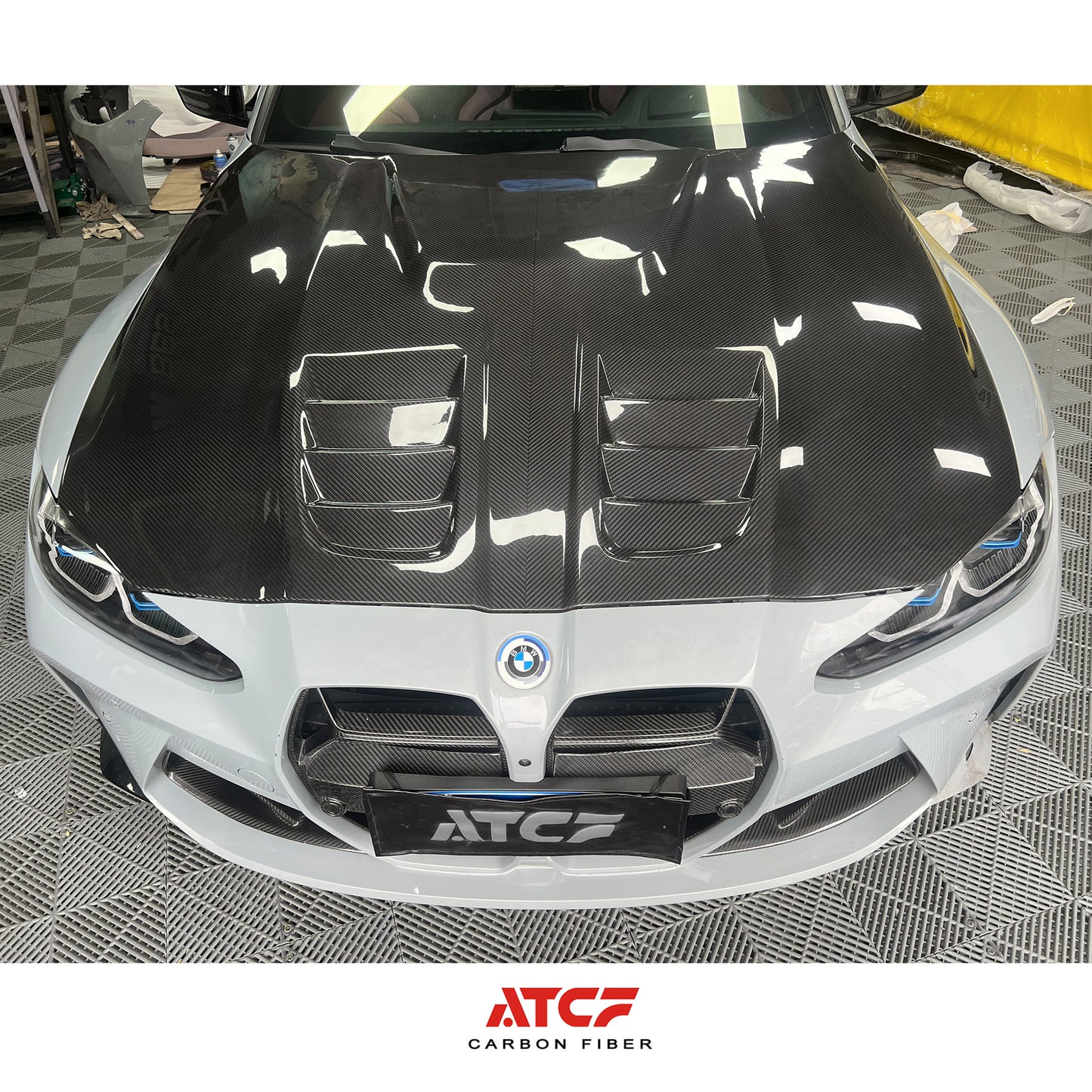 Cofano in fibra di carbonio stile G per BMW G80/G81/G82/G83