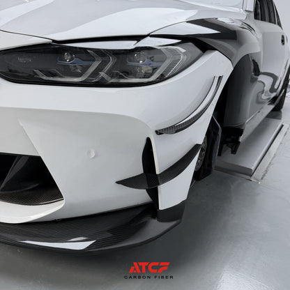 BMW G80/G81/G82/G83 Carbon Fiber V Front Canards