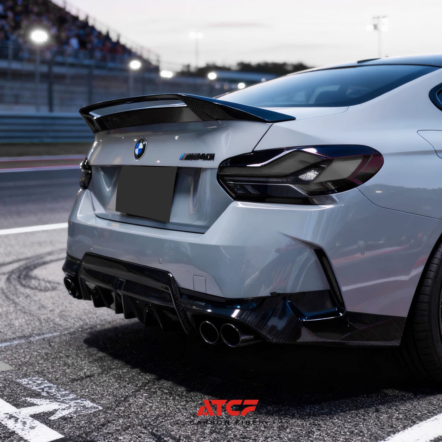 BMW G87 M2 G42 Carbon Fiber  AD spoiler