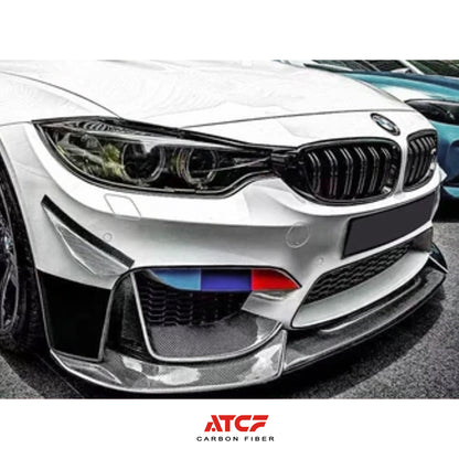 Spoiler anteriore VARIS in fibra di carbonio per BMW F80 F82 F83