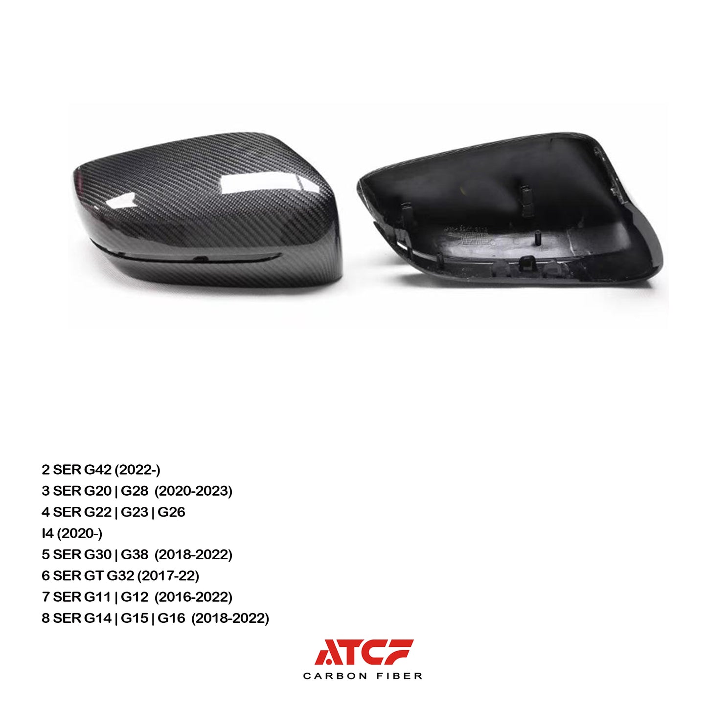 Calotte degli specchietti in fibra di carbonio per BMW G20 G22
