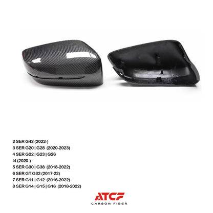 Calotte degli specchietti in fibra di carbonio per BMW G20 G22