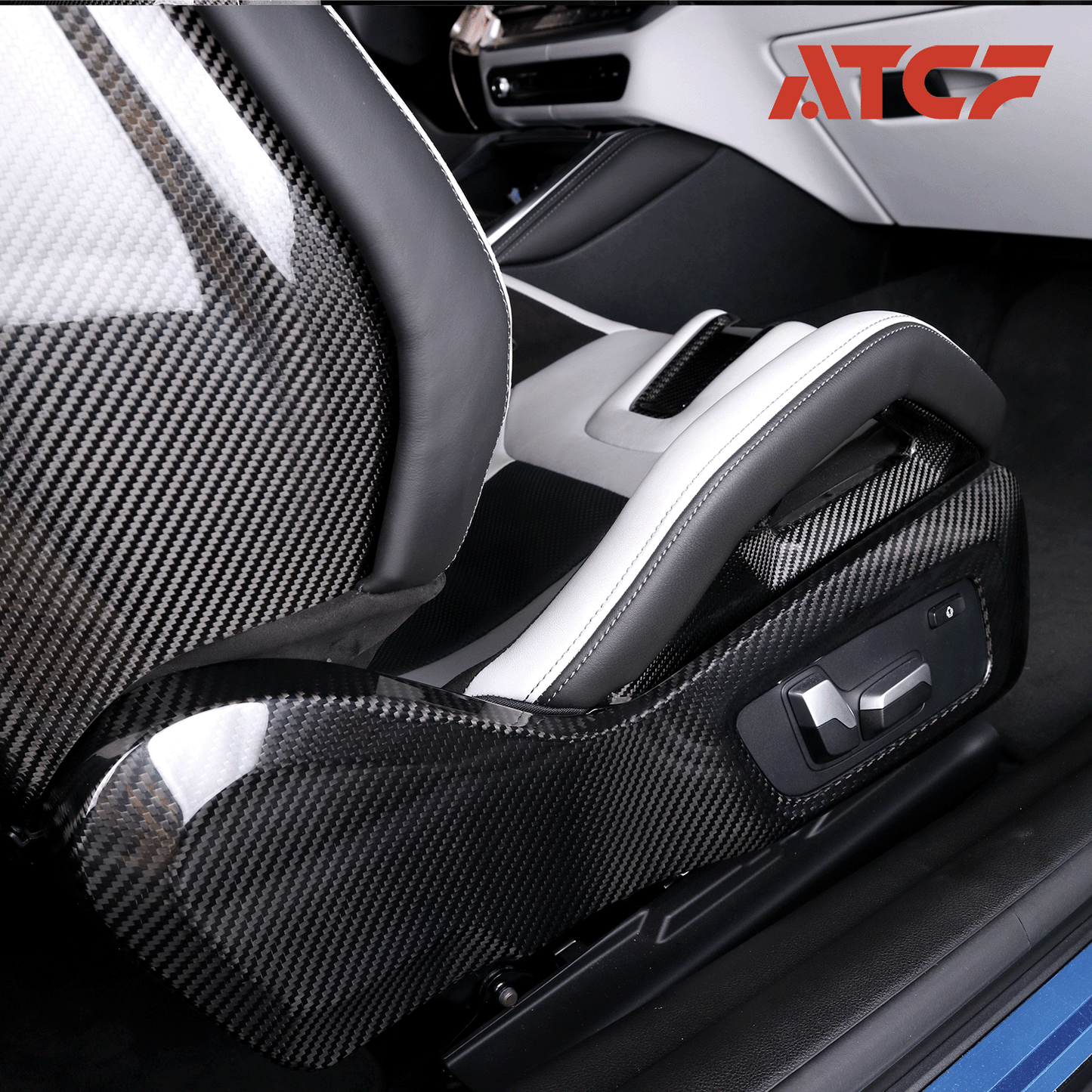 BMW  G87  Carbon Fiber Side Seat Cover