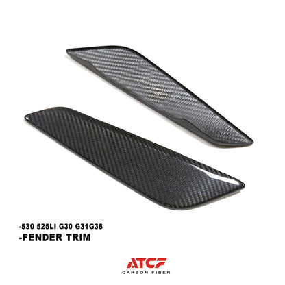 BMW 5series 530 525Li G30 G31 G38 Carbon Fiber Fender trim
