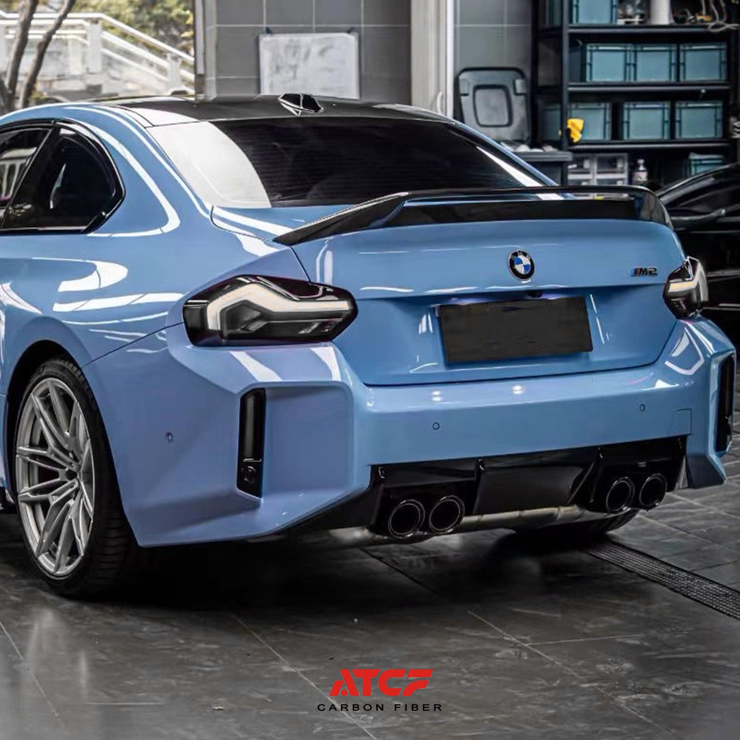 BMW G87 M2 G42 Carbon Fiber  AD spoiler