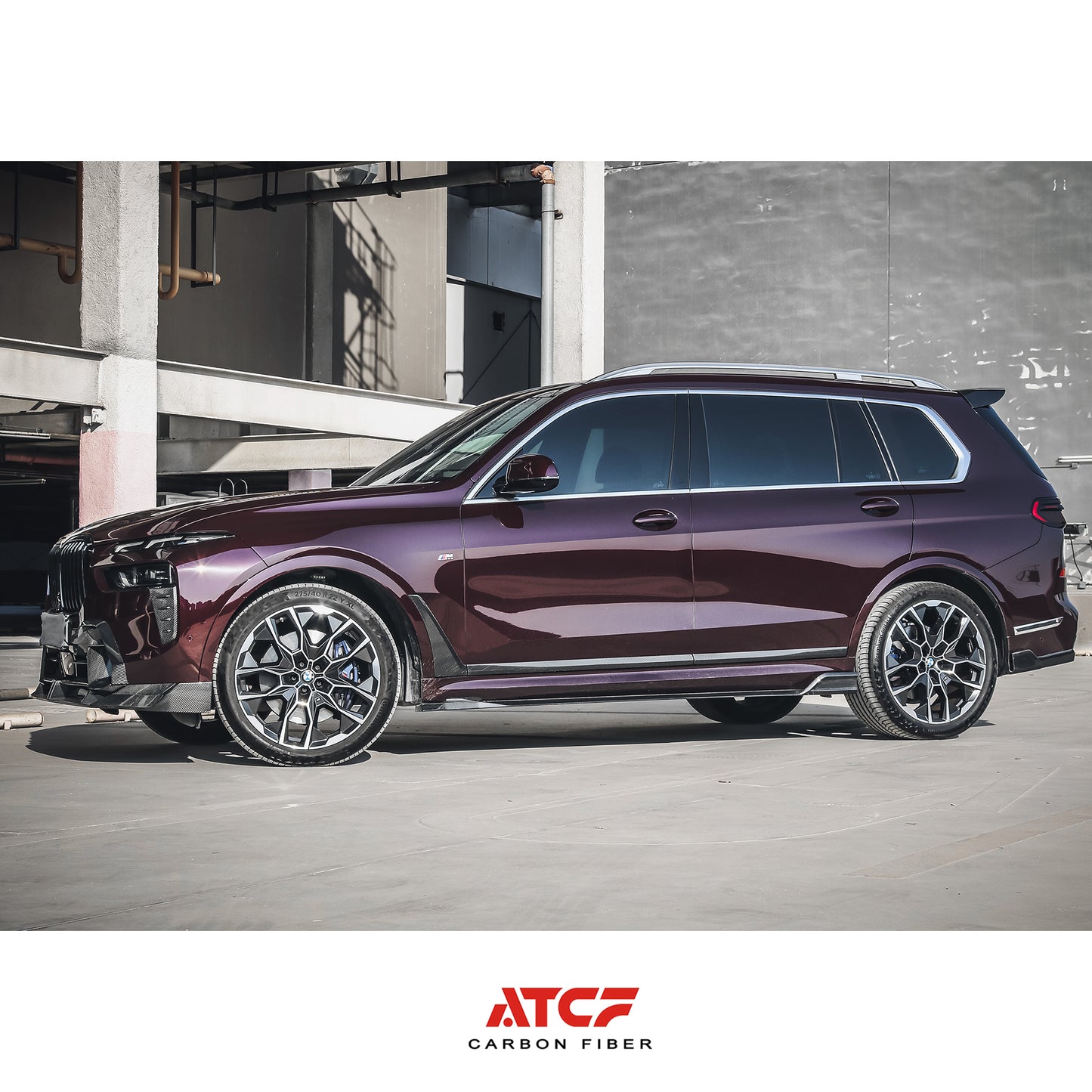 Spoiler/alettone superiore in fibra di carbonio per BMW X5 G05 LCI