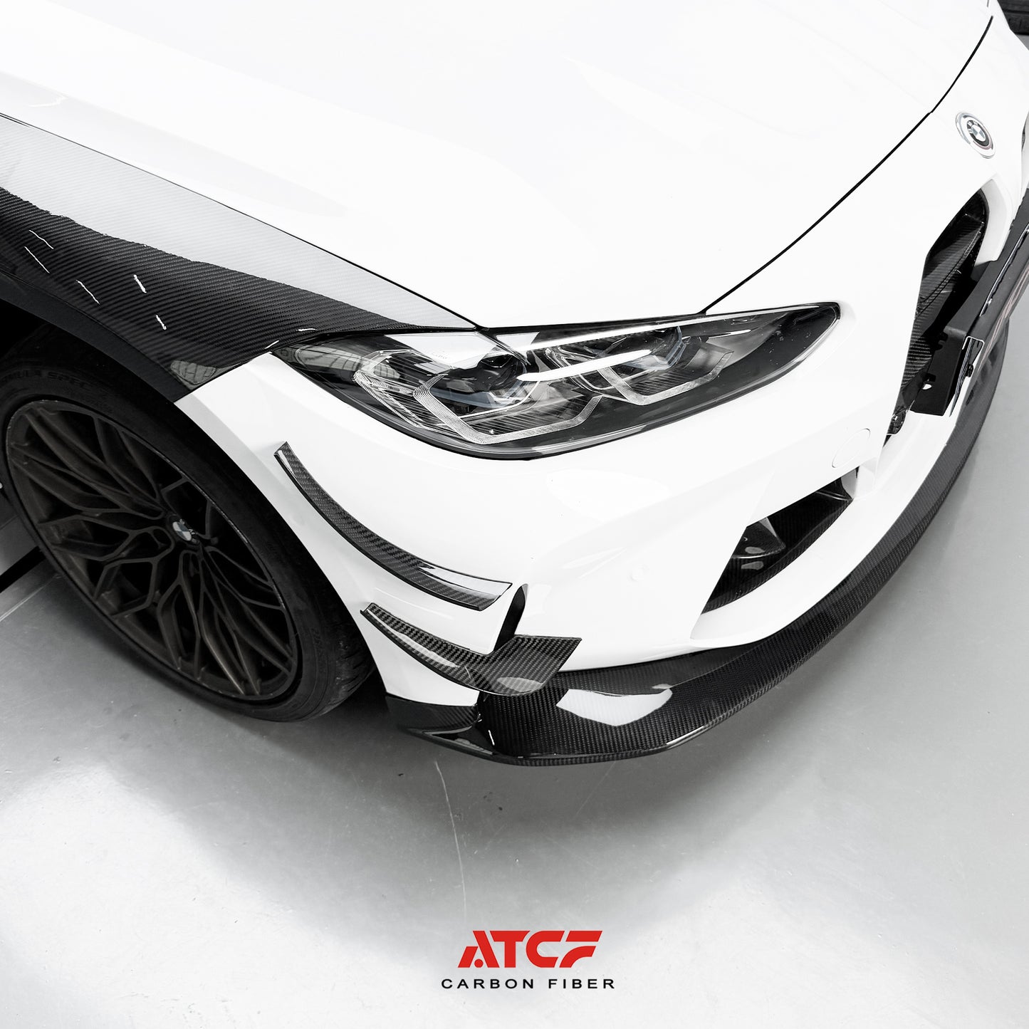 BMW G80/G81/G82/G83 Carbon Fiber V Front Canards