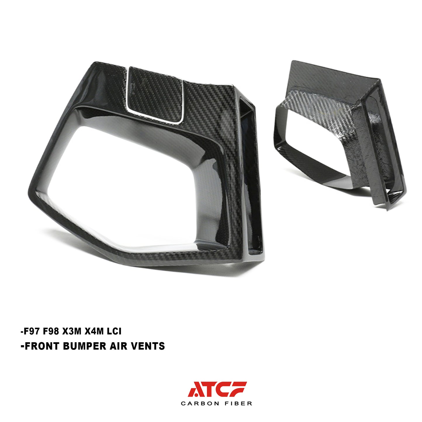 BMW F97 F98 X3M X4M LCI Carbon Fiber Air ducts vents