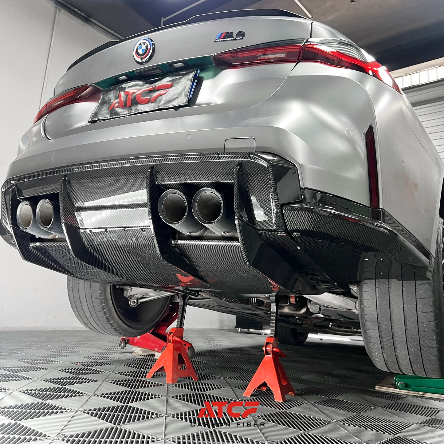 BMW G80/G81/G82/G83 Carbon Fiber R Style Diffuser