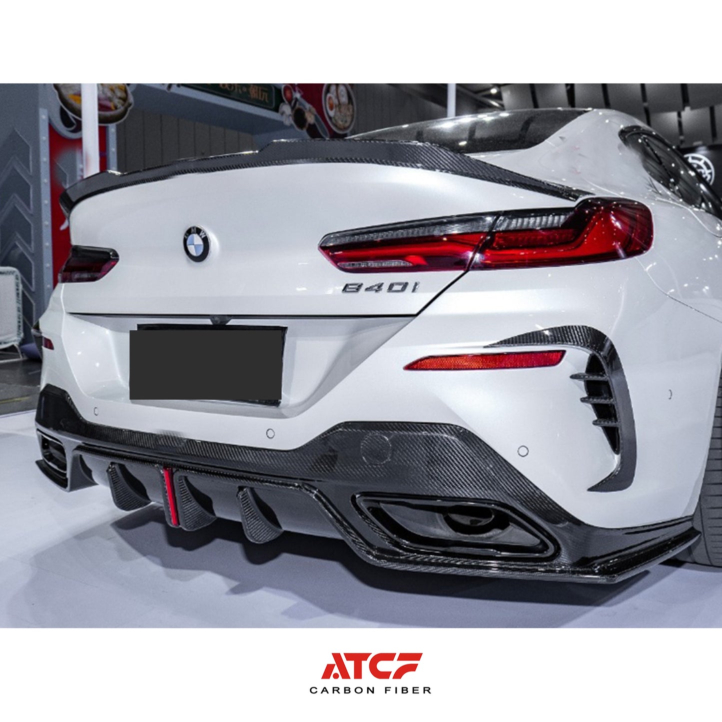 Diffusore in fibra di carbonio per BMW F98 X4M LCI